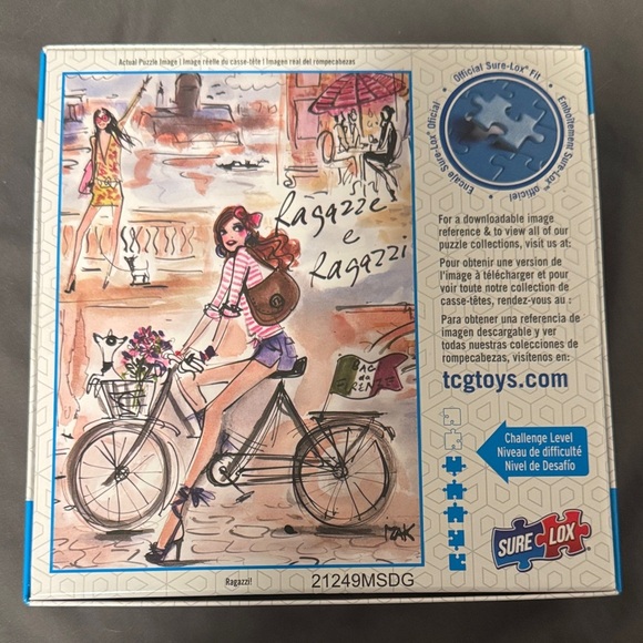 Sure Lox 1000-Piece Jigsaw Puzzle of Italy (Ragazzi) - Ooh La La (Box Sealed) - Picture 2 of 5